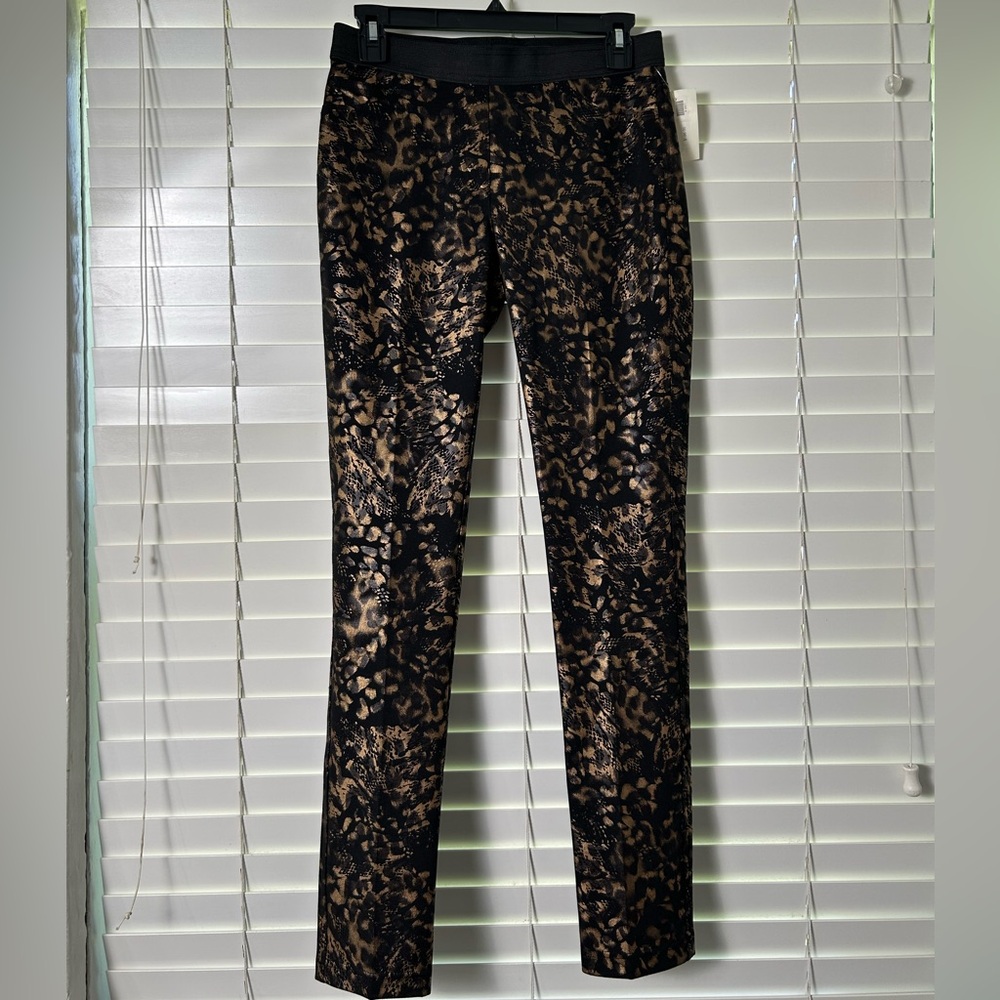 Peace of Cloth Jade Brown Leopard Print Skinny Jeggings